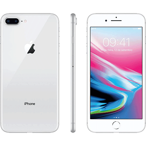 Assistência Técnica, SAC e Garantia do produto IPhone 8 Plus Prata 64GB Tela 5.5" IOS 11 4G Wi-Fi Câmera 12MP - Apple
