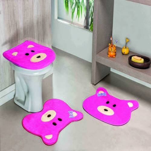 Assistência Técnica, SAC e Garantia do produto Jogo Banheiro Formato Ursa Pink
