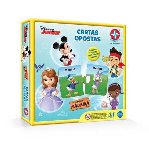 Assistência Técnica, SAC e Garantia do produto Jogo Cartas Opostas Disney Junior - Estrela