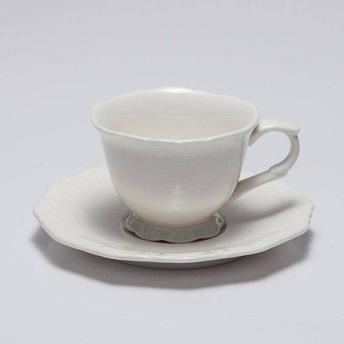 Assistência Técnica, SAC e Garantia do produto Jogo de 6 Xícaras para Chá com Pires Alto Relevo