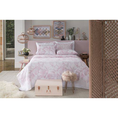 Assistência Técnica, SAC e Garantia do produto Jogo de Cama King 4 Peças 100% Algodão Puro Home Design Santista – Nuance Nude