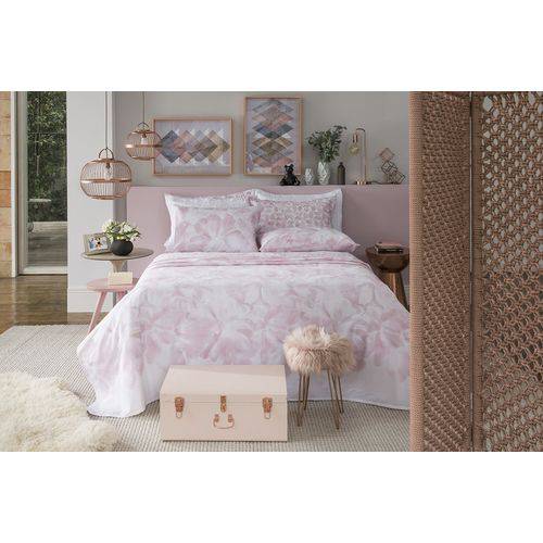 Assistência Técnica, SAC e Garantia do produto Jogo de Cama Queen 4 Peças 100% Algodão Puro Home Design Santista – Nuance Nude