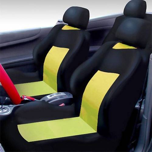 Assistência Técnica, SAC e Garantia do produto Jogo de Capas para Bancos Automotivos Tuning Amarelo / para Carro / em Nylon / MLM Capas Automotivas