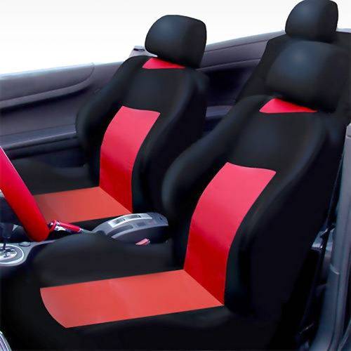 Assistência Técnica, SAC e Garantia do produto Jogo de Capas para Bancos Automotivos Tuning Vermelho / para Carro / em Nylon / MLM Capas Automotivas