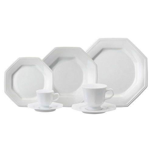 Assistência Técnica, SAC e Garantia do produto Jogo de Jantar Prisma 42 Peças Primeira Linha Porcelana Schmidt