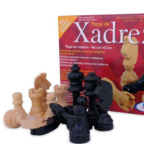 Assistência Técnica, SAC e Garantia do produto Jogo de Peças de Xadrez em Madeira Xalingo