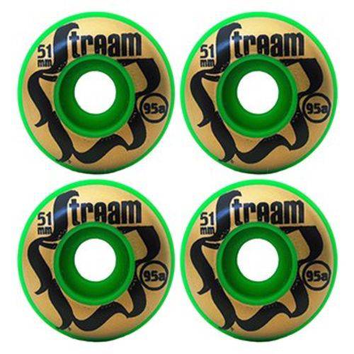 Assistência Técnica, SAC e Garantia do produto Jogo de Rodas para Skate Stream 51mm Verde