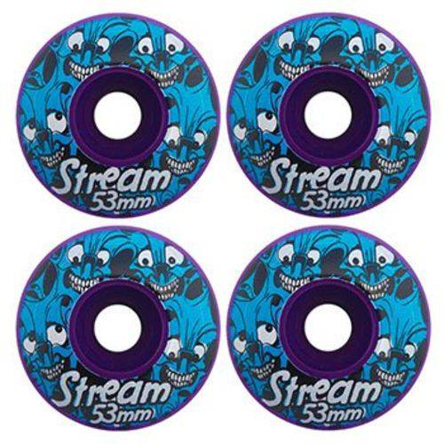 Assistência Técnica, SAC e Garantia do produto Jogo de Rodas para Skate Stream 53mm Roxo