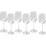 Assistência Técnica, SAC e Garantia do produto Jogo de Taça para Vinho Branco Bar Table 330ml com 6 Peças - F & D