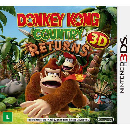 Assistência Técnica, SAC e Garantia do produto Jogo Donkey Kong Country Return 3ds