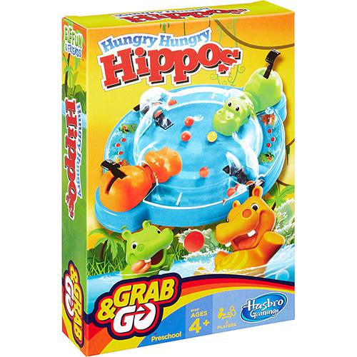 Assistência Técnica, SAC e Garantia do produto Jogo Hipopótamo Comilão Grab&Go - Hasbro