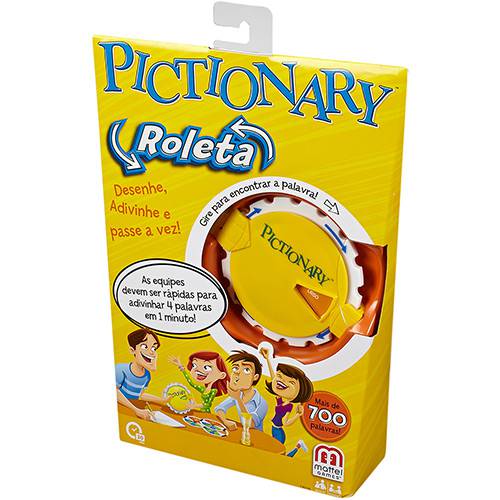 Assistência Técnica, SAC e Garantia do produto Jogo Pictionary Roleta - Mattel