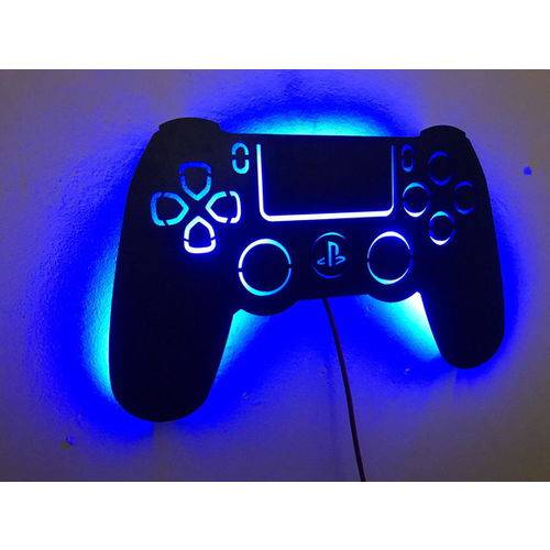 Assistência Técnica, SAC e Garantia do produto Joystick Controle Luminoso PS4 LED Azul