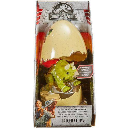 Assistência Técnica, SAC e Garantia do produto Jurassic World - Dino Ovos Jurassicos - Triceratops - Mattel FMB91/FMB94