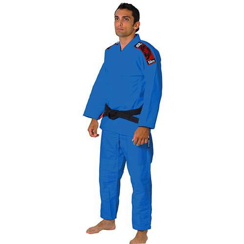 Assistência Técnica, SAC e Garantia do produto Kimono Jiu Jitsu Serie Slim Azul A5