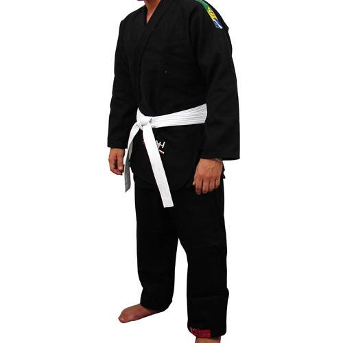 Assistência Técnica, SAC e Garantia do produto Kimono P/ Jiu-Jitsu Trançado Advanced Preto - Torah A1