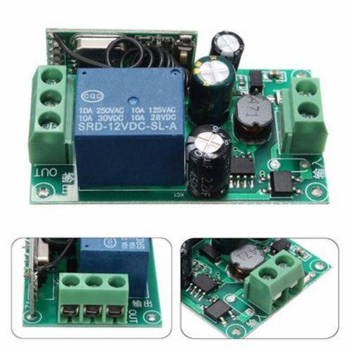 Assistência Técnica, SAC e Garantia do produto Kit 03 Interruptores 1 Canais Sem Fio RF 433 MHZ (85v~220v) + Painel RF 3 Botões 433Mhz