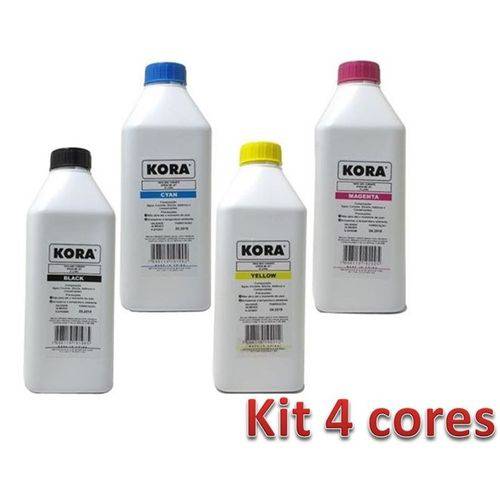 Assistência Técnica, SAC e Garantia do produto Kit 4 Litros Tinta Kora para Hp 5400 8000 8100 8600 Corante