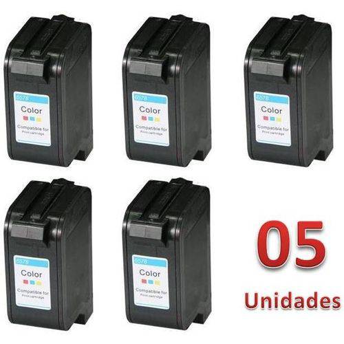 Assistência Técnica, SAC e Garantia do produto Kit 5 Cartucho Tinta Similares Hp 78 Colorido C6578a Compativel DeskJet 920c 930c 932c 935c 940c 950