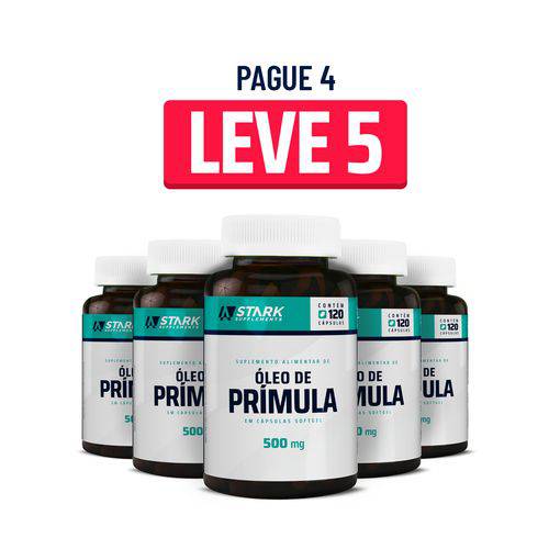 Assistência Técnica, SAC e Garantia do produto Kit 5x Óleo de Prímula 500 Mg - 120 Cápsulas - Stark Supplements