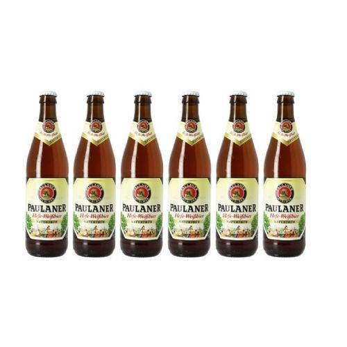 Assistência Técnica, SAC e Garantia do produto Kit 6 Garrafas de Paulaner Hefe-Weissbier Naturtrub 500ml