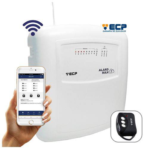 Assistência Técnica, SAC e Garantia do produto Kit Alarme Sem Fio Alard Max Wifi ECP Celular