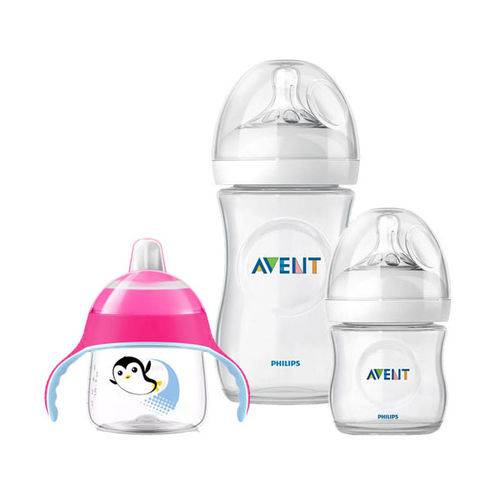 Assistência Técnica, SAC e Garantia do produto Kit Avent Petala Mamadeira 125, 260ml Copo Pinguim