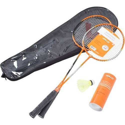 Assistência Técnica, SAC e Garantia do produto Kit Badminton Vollo 2 Raquetes e 3 Petecas de Nylon