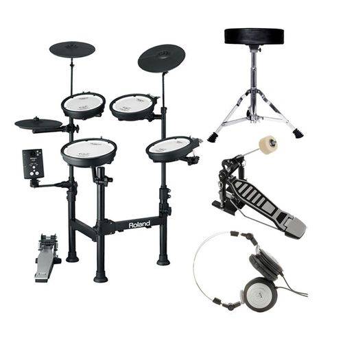 Assistência Técnica, SAC e Garantia do produto KIT Bateria Eletrônica Roland TD-1KPX + Rack + Banco + Pedal + Fone