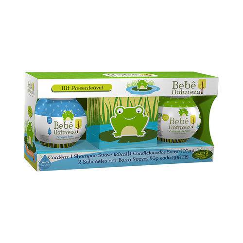 Assistência Técnica, SAC e Garantia do produto Kit Bebê Natureza Shampoo + Condicionador + 2 Sabonetes