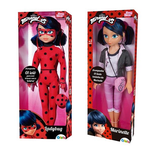 Assistência Técnica, SAC e Garantia do produto Kit Boneca Ladybug + Marinete Nova Brink