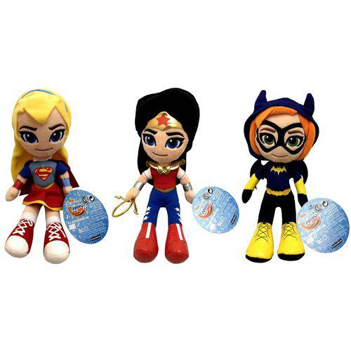 Assistência Técnica, SAC e Garantia do produto Kit Bonecas Pequenas de Pelúcia Dc Super Hero Girls Mattel : Supergirl + Mulher Maravilha + Batgirl