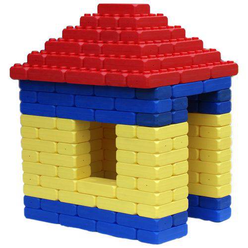 Assistência Técnica, SAC e Garantia do produto Kit Brick Size Big Plastic Home Little 155 Pçs