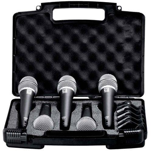 Assistência Técnica, SAC e Garantia do produto Kit C/ 5 Microfones Super Lux Pra-d5 Novo S/ Chave