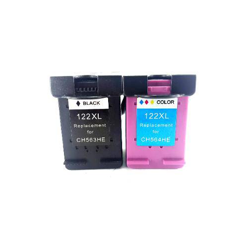 Assistência Técnica, SAC e Garantia do produto Kit Cartucho de Tinta Compatível Hp 122xl Preto + Colorido 122 Xl Deskjet 3050 2050 1000 2000