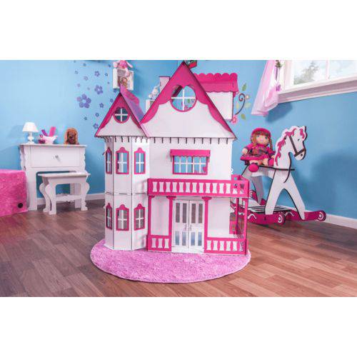 Assistência Técnica, SAC e Garantia do produto Kit Casa Boneca e Móveis Escala Barbie Emily Sonhos S+B - Darama