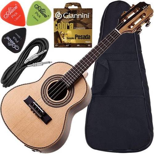 Assistência Técnica, SAC e Garantia do produto Kit Cavaco Rozini Rc17atf Eletroacústico Fishman Completo