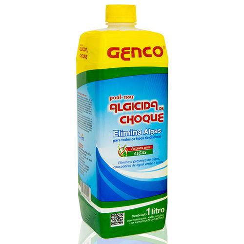 Assistência Técnica, SAC e Garantia do produto Kit com 05 Algicida de Choque Genco 1 Litro - Eliminador de Algas