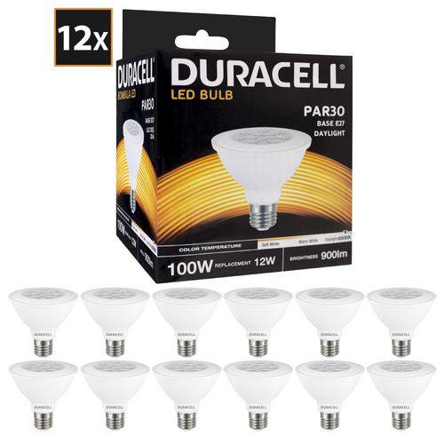 Assistência Técnica, SAC e Garantia do produto Kit com 12 Lâmpadas Led Duracell PAR30 Branca 12W - Duracell