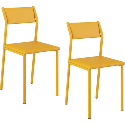 Assistência Técnica, SAC e Garantia do produto Kit com 2 Cadeiras Sofia Amarelo - Carraro