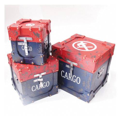 Assistência Técnica, SAC e Garantia do produto Kit com 3 Caixas Organizadora Mod. Baú Cargo