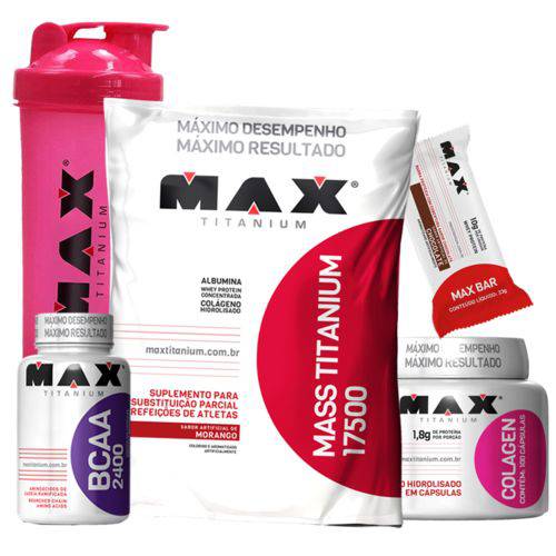 Assistência Técnica, SAC e Garantia do produto Kit Combo Ganho de Massa e Peso Rapido Feminino / Mulher Max