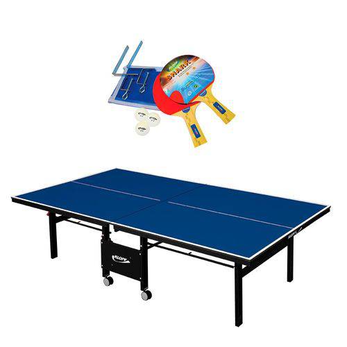 Assistência Técnica, SAC e Garantia do produto Kit Completo Mesa de Ping Pong 1084 Mdf 18mm Klopf 76kg