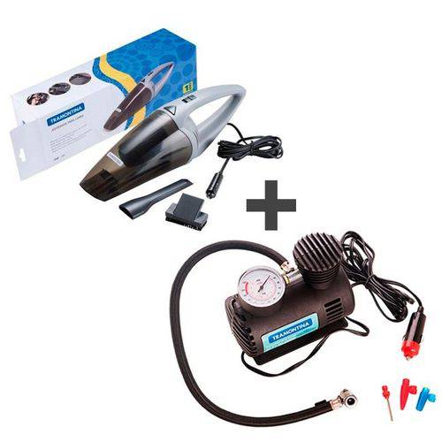 Assistência Técnica, SAC e Garantia do produto Kit Compressor de Ar e Aspirador de Pó Automotivo 12V - Tramontina