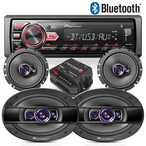 Assistência Técnica, SAC e Garantia do produto Kit de Som Pioneer Mvh-298bt + Alto Falante 6" TS-1760BR + Alto Falante 6x9 TS-6960 + Modulo Stetsom Lr160.2