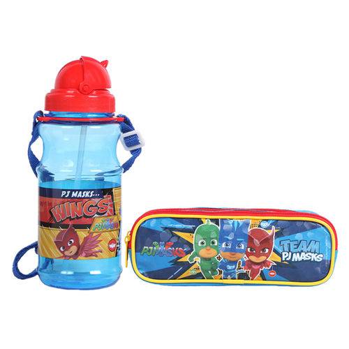 Assistência Técnica, SAC e Garantia do produto Kit Escolar Estojo Duplo + Cantil Dmw Pj Masks Team (11175+11549)