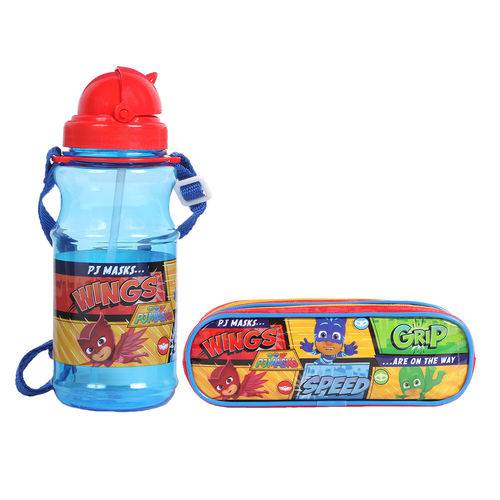 Assistência Técnica, SAC e Garantia do produto Kit Escolar Estojo Triplo + Cantil DMW PJ Masks Team (11175+11557)