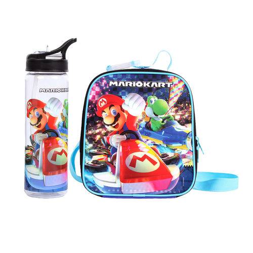 Assistência Técnica, SAC e Garantia do produto Kit Escolar Lancheira + Garrafa Dmw Mario Kart (11521+11522)