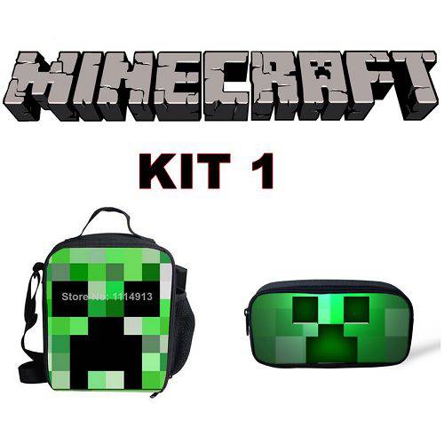 Assistência Técnica, SAC e Garantia do produto Kit Escolar Minecraft - Lancheira + Estojo - Exclusivo