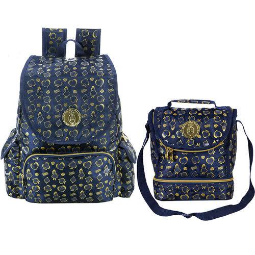 Assistência Técnica, SAC e Garantia do produto Kit Escolar Mochila 16 + Lancheira Xeryus Alice Curiosa (7532+7534)